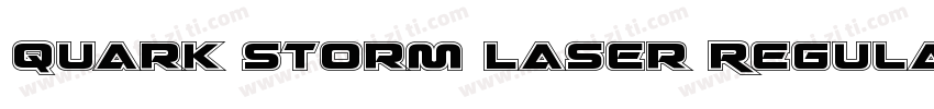 Quark Storm Laser Regular字体转换